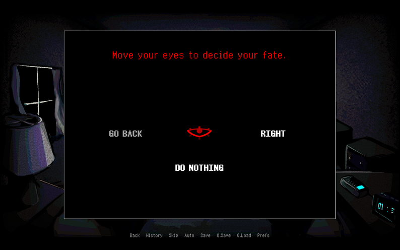 How to Date a Sleep Paralysis Demon screenshot focused on a dialogue scene.